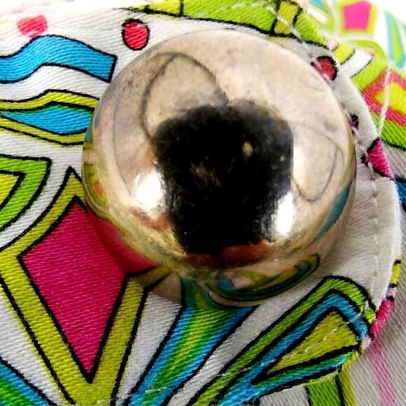 Melly M Women's 2 Colorful Geometric Button Skirt - Picture 6 of 10